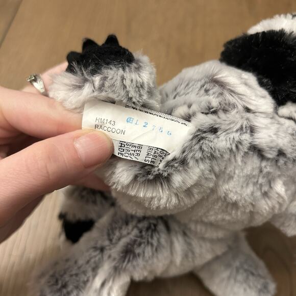 Ganz Webkinz Raccoon HM143 Gray No Code Rare Retired Plush Stuffed Animal - Picture 10 of 12